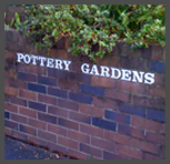 Pottery Gardens entrance